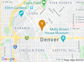 map of Denver Convention Center