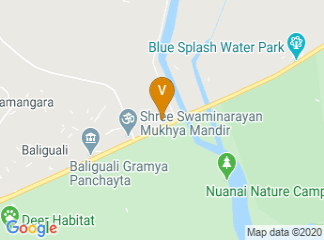 map of Toshali Sands Puri