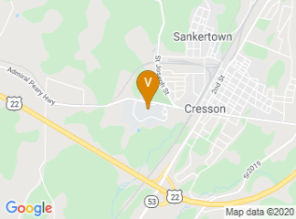 map of Mount Aloysius College