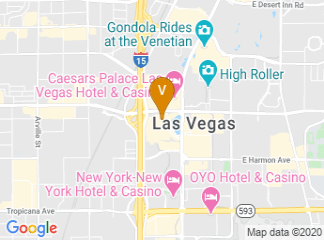map of The Bellagio Hotel