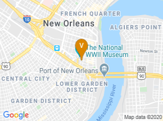 map of The Higgins Hotel New Orleans, Curio Collection by Hilton