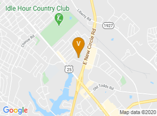 map of Lexington Senior Center