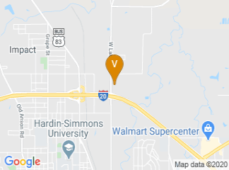 map of Holiday Inn Abilene - North College Area
