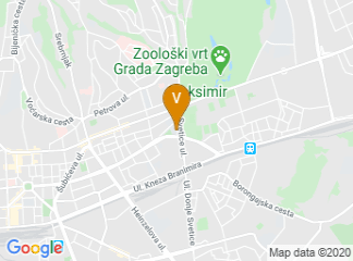 map of Faculty of Economics and Business, University of Zagreb