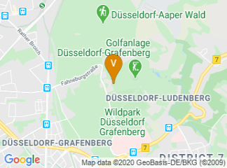 map of Galopprennbahn Düsseldorf
