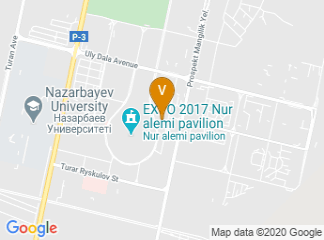 map of EXPO-2017 Administrative Office