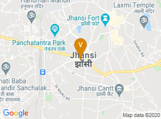map of Nataraj Sarovar Portico-Jhansi
