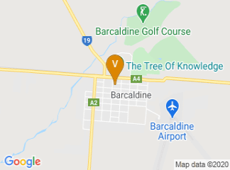 map of Barcaldine Regional Council
