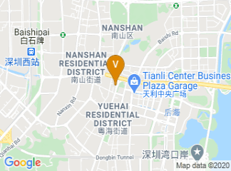 map of Holiday Inn Donghua Shenzhen
