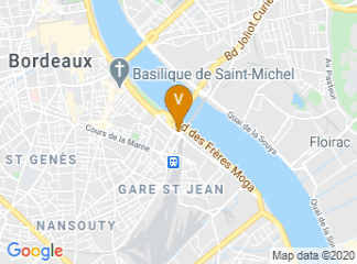 map of Bordeaux City Centre