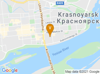 map of Krasnoyarsk Regional House of Science and Technology