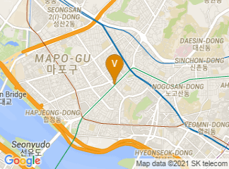 map of Budapest Cafe (弘大,hongdae)