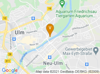 map of Congress Centrum Ulm