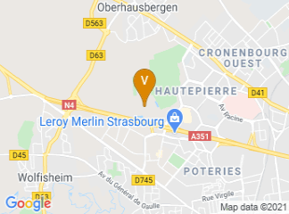 map of Zenith Of Strasbourg