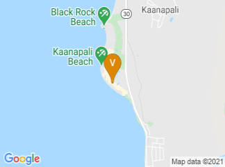 map of Hyatt Residence Club Maui, Ka'anapali Beach