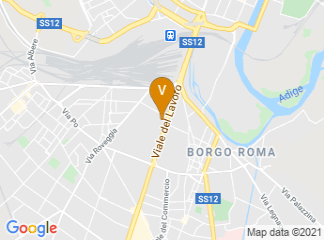 map of Fiera Verona