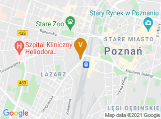 map of Międzynarodowe Targi Poznańskie