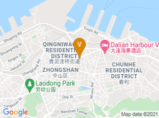 map of New World Dalian Hotel
