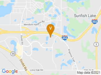 map of Omni Viking Lakes Hotel