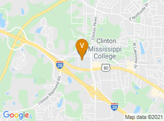map of Mississippi College