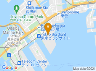 map of Tokyo Big Sight East Hall 1