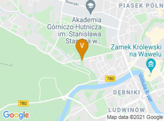 map of Hala 100-lecia KS Cracovia, Centrum Sportu Niepełnosprawnych