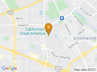 map of California's Great America