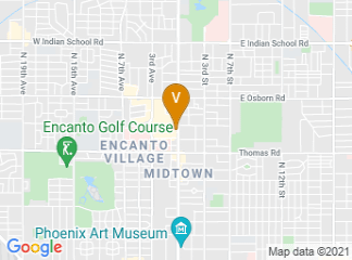 map of Creighton University Health Sciences Campus