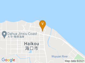 map of Hualuxe Hotels & Resorts Haikou Seaview