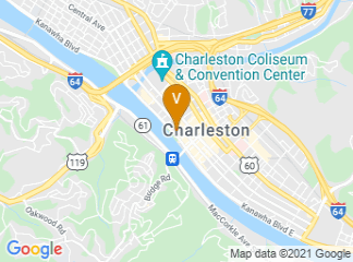 map of Four Points by Sheraton Charleston