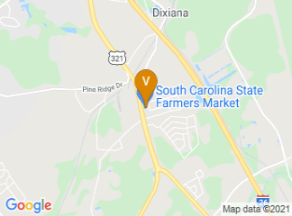 map of South Carolina State Farmers Market