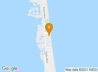 map of Courtyard by Marriott South Padre Island
