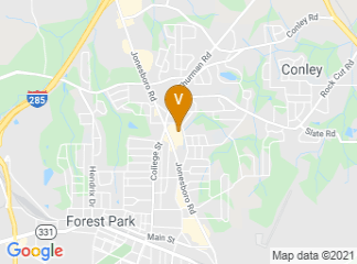 map of Dechoice Banquet Hall and Events