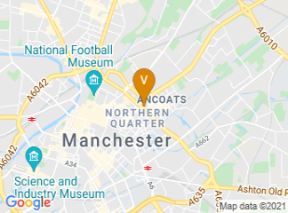 map of Huckletree Ancoats