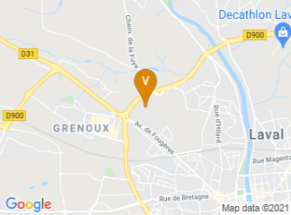 map of Espace MAYENNE