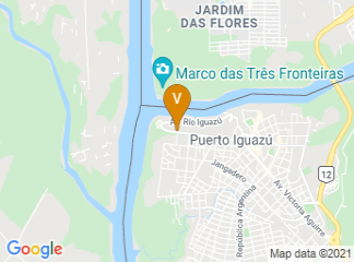 map of Events and Conventions Center of Iguazu