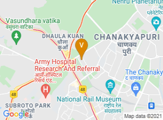 map of Taj Palace, New Delhi