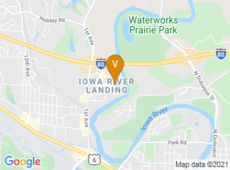 map of Hyatt Regency Coralville Hotel & Conference Center