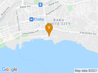 map of Baku Marriott Hotel Boulevard