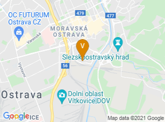 map of TROJHALÍ KAROLINA - Sportoviště a Dvojhalí