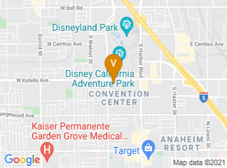 map of The Westin Anaheim Resort