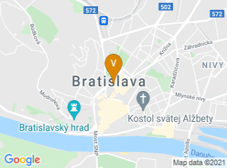 map of AC Hotel Bratislava Old Town