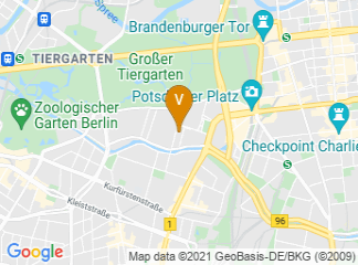 map of Hotel Berlin Central District
