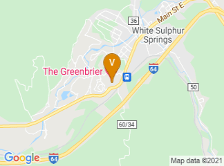 map of The Greenbrier Sporting Club Real Estate Office