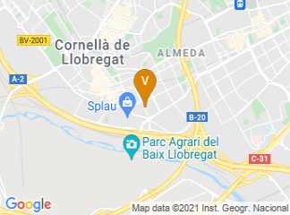 map of L'Auditori de Cornellà