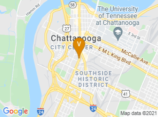 map of The Chattanoogan Hotel, Curio Collection by Hilton