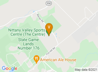 map of Nittany Valley Sports Centre (The Centre)