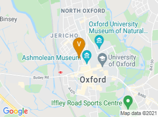 map of Faculty of Linguistics, Philology & Phonetics, University of Oxford