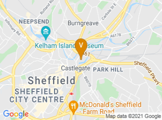 map of Best Western Plus The Quays Hotel Sheffield - managed by Legacy Hotels and Resorts