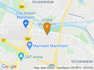 map of Freundeskreis DHBW Mannheim eV